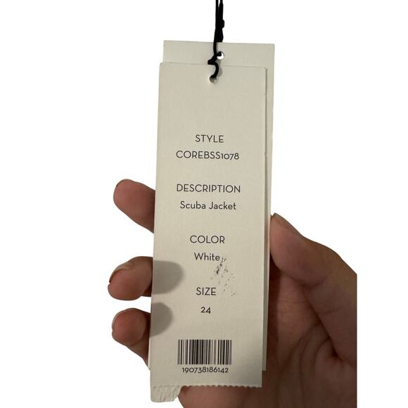 Veronica beard scuba jacket white US24 - Picture 7 of 9